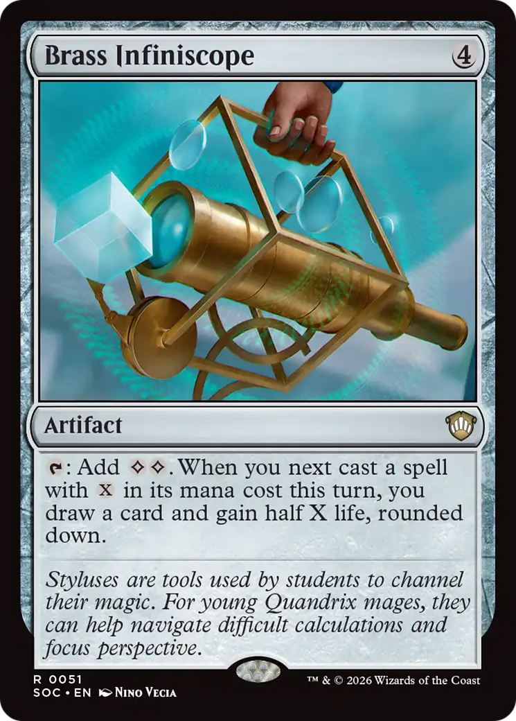 Brass Infiniscope [Secrets of Strixhaven Commander] | Empire Gaming NC