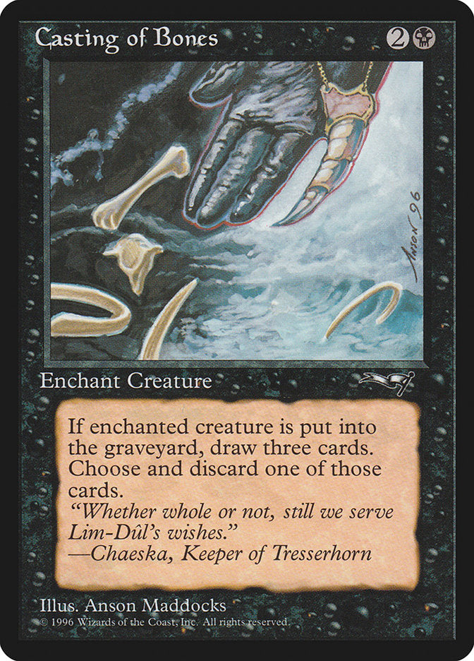 Casting of Bones (Claw Art) [Alliances] | Empire Gaming NC