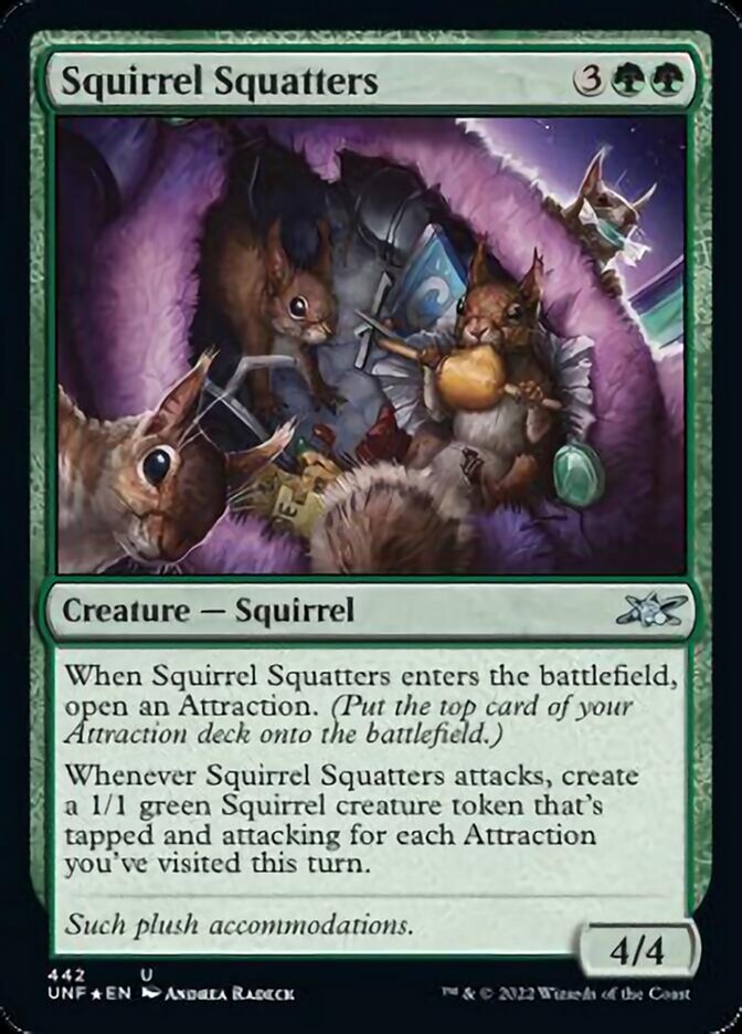 Squirrel Squatters (Galaxy Foil) [Unfinity] | Empire Gaming NC