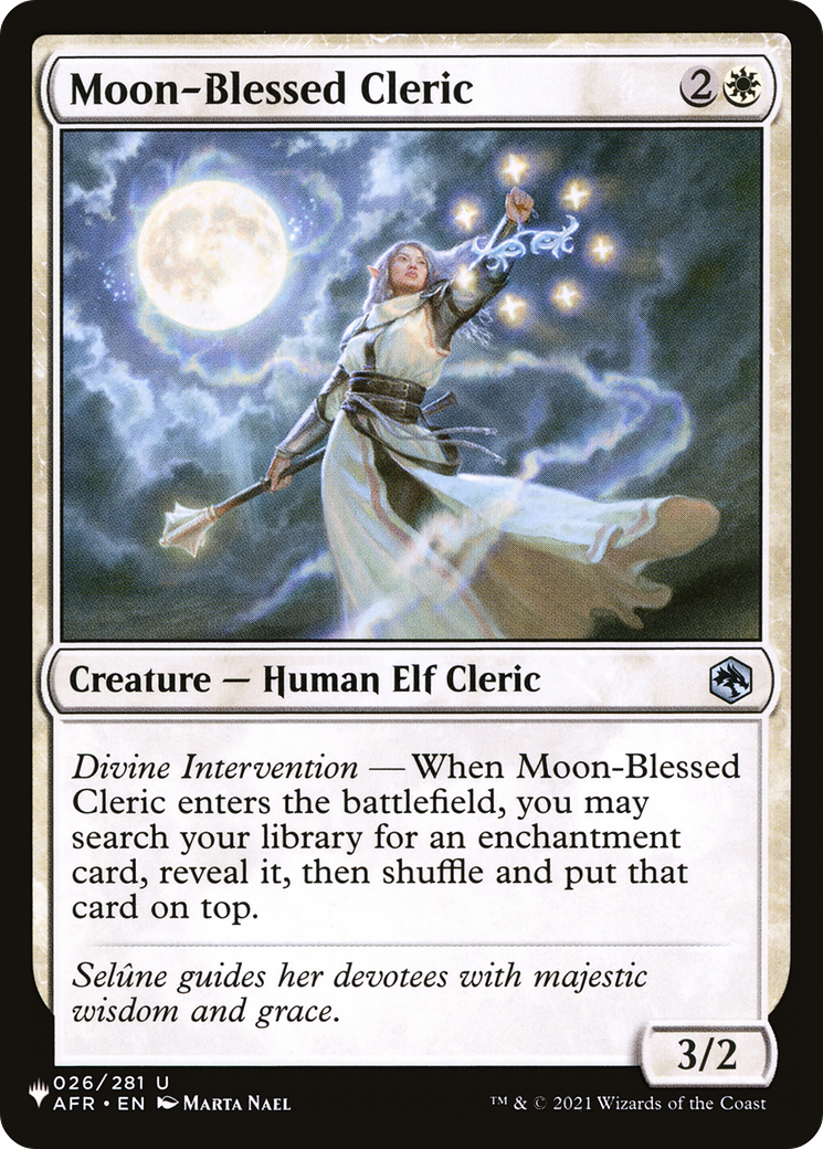 Moon-Blessed Cleric [The List] | Empire Gaming NC