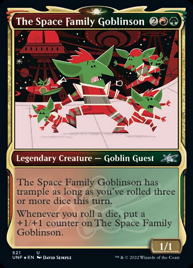 The Space Family Goblinson (Showcase) (Galaxy Foil) [Unfinity] | Empire Gaming NC