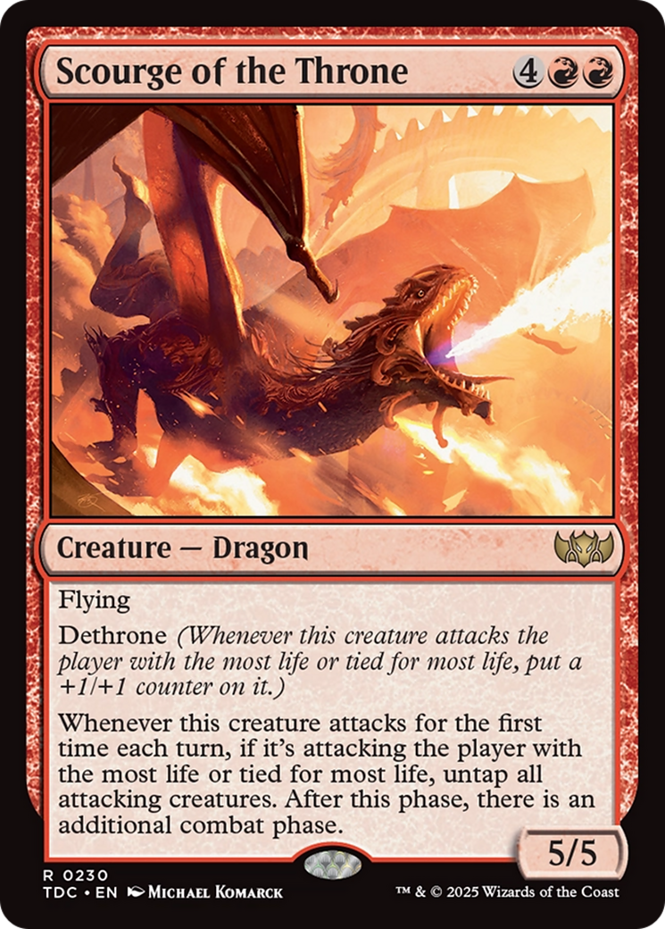 Scourge of the Throne [Tarkir: Dragonstorm Commander] | Empire Gaming NC