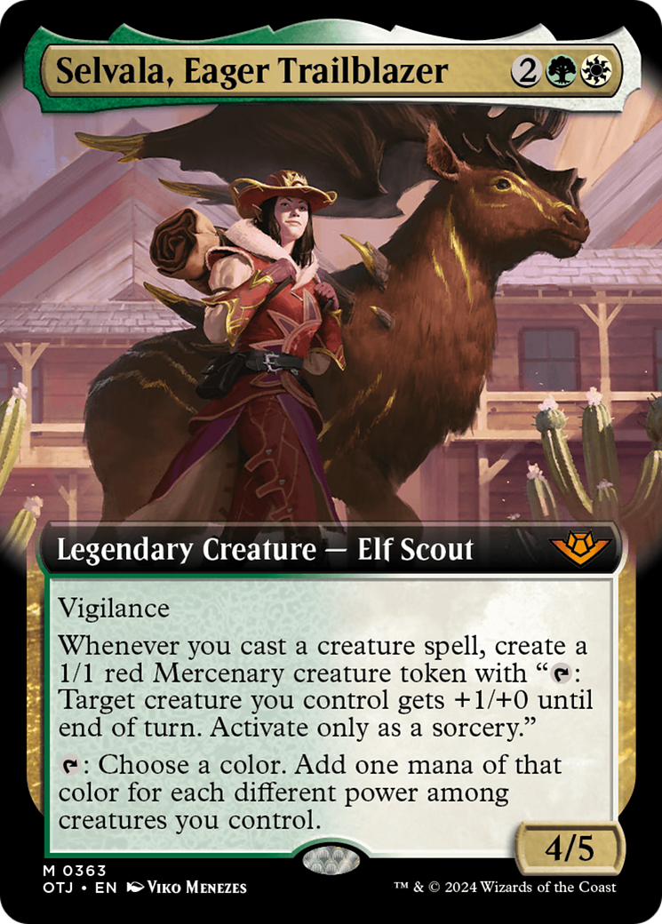 Selvala, Eager Trailblazer (Extended Art) [Outlaws of Thunder Junction] | Empire Gaming NC