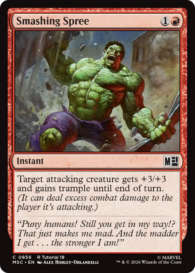 Smashing Spree (0856) [Marvel Super Heroes Commander] | Empire Gaming NC