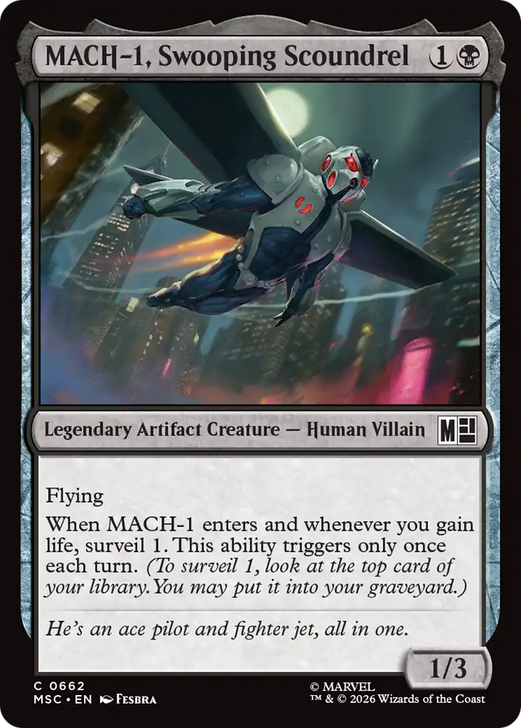 MACH-1, Swooping Scoundrel [Marvel Super Heroes Commander] | Empire Gaming NC