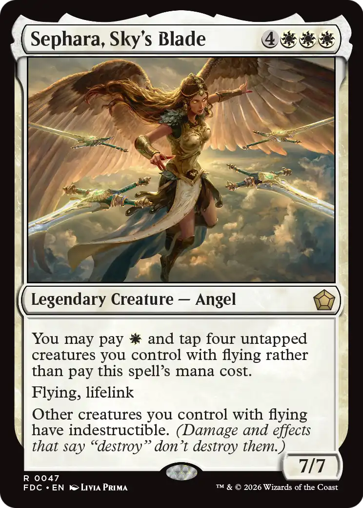 Sephara, Sky's Blade [Foundations Commander] | Empire Gaming NC