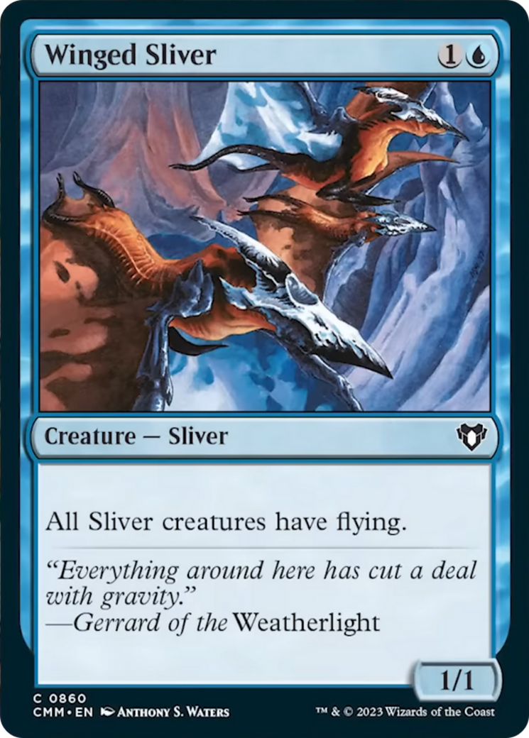 Winged Sliver [Commander Masters] | Empire Gaming NC