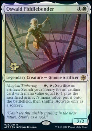 Oswald Fiddlebender [Dungeons & Dragons: Adventures in the Forgotten Realms Prerelease Promos] | Empire Gaming NC