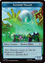 Spider // Illusion Villain Double-Sided Token [Marvel's Spider-Man Tokens] | Empire Gaming NC