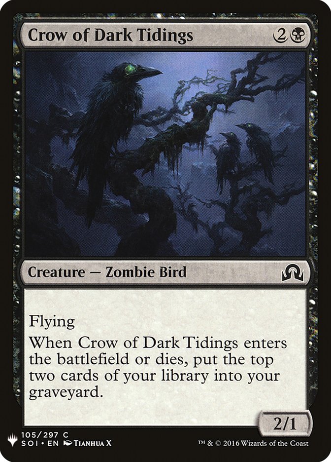 Crow of Dark Tidings [Mystery Booster] | Empire Gaming NC