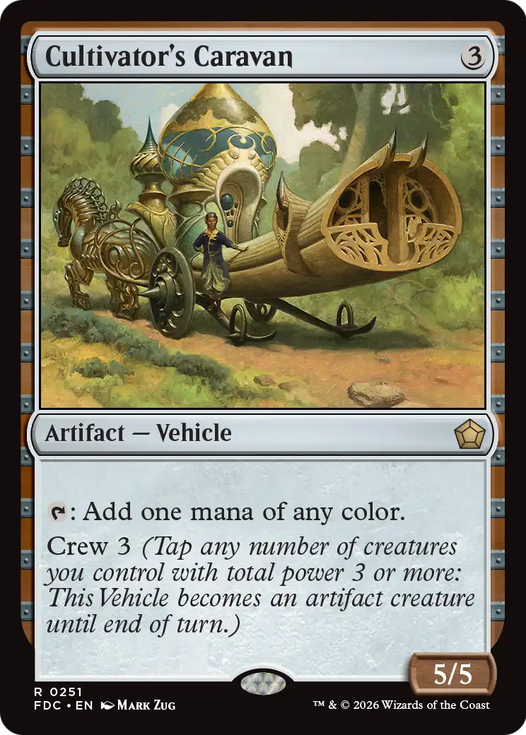 Cultivator's Caravan [Foundations Commander] | Empire Gaming NC