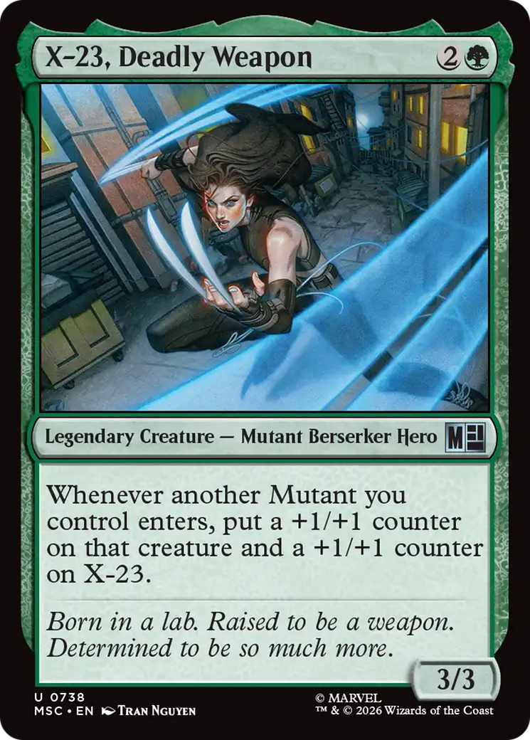 X-23, Deadly Weapon [Marvel Super Heroes Commander] | Empire Gaming NC