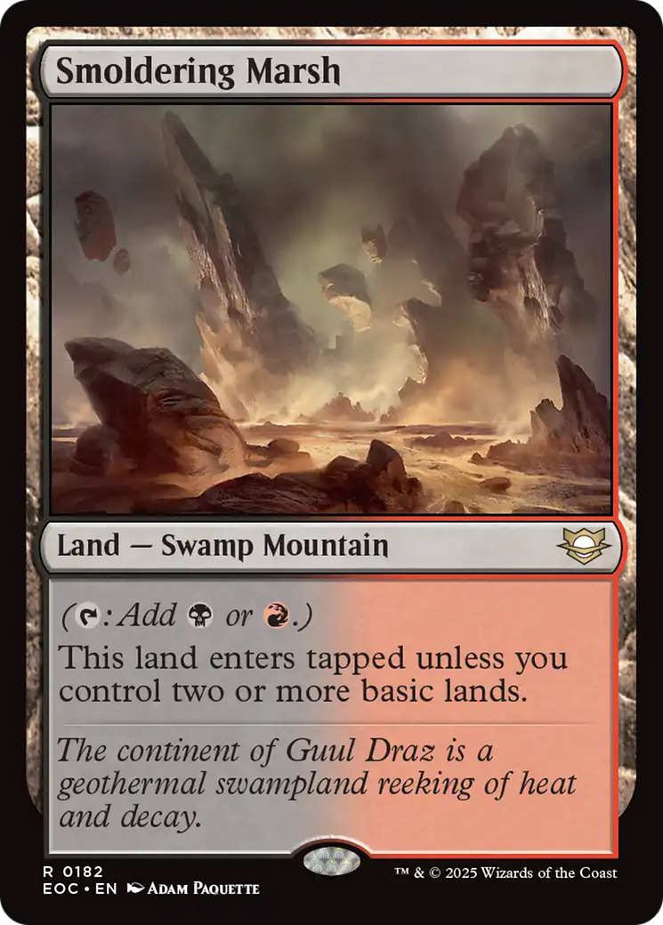 Smoldering Marsh [Edge of Eternities Commander] | Empire Gaming NC