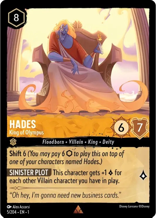 Hades - King of Olympus (Oversized) (5/204) [The First Chapter] | Empire Gaming NC
