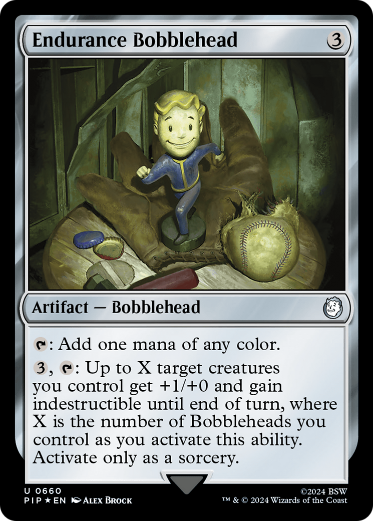 Endurance Bobblehead (Surge Foil) [Fallout] | Empire Gaming NC