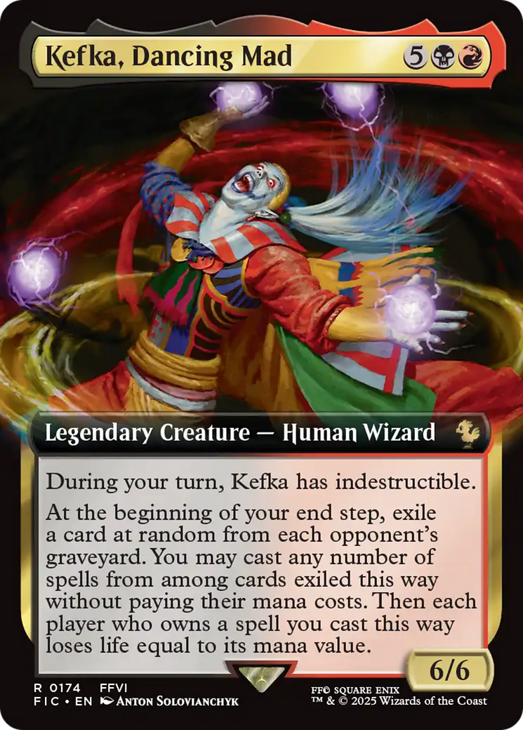 Kefka, Dancing Mad (Extended Art) [FINAL FANTASY Commander] | Empire Gaming NC