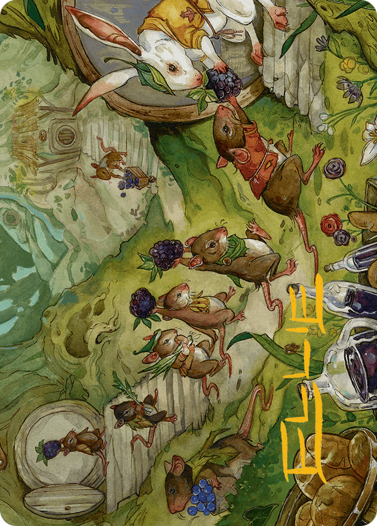 For the Common Good Art Card (43/54) (Gold-Stamped Signature) [Bloomburrow Art Series] | Empire Gaming NC