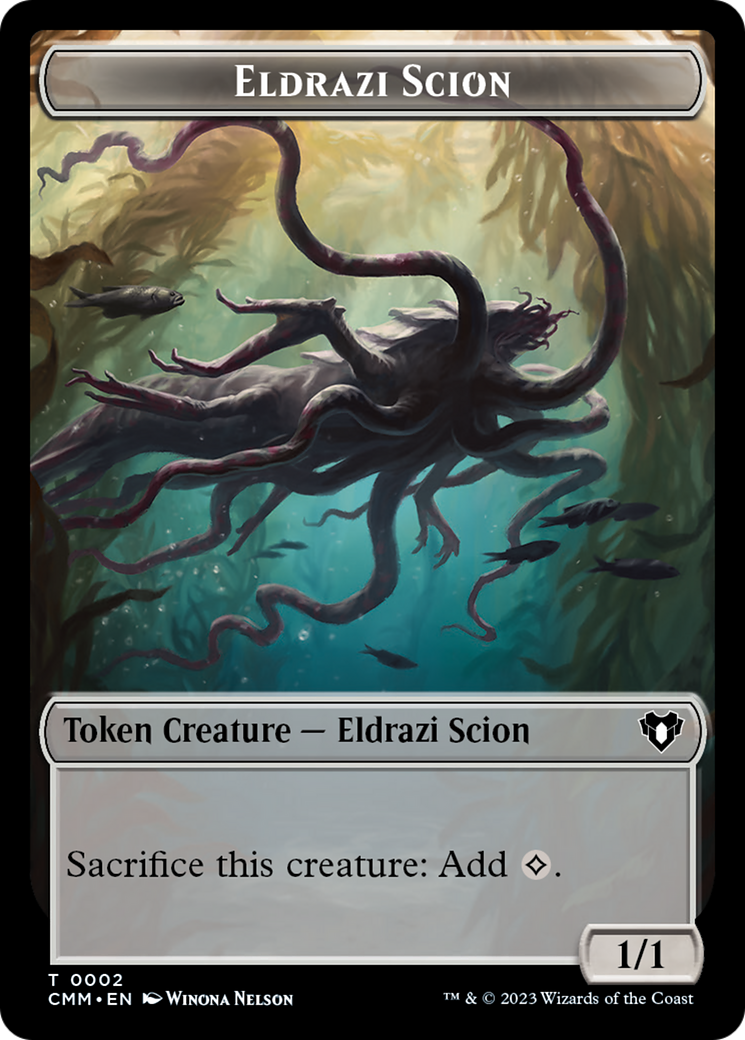 Eldrazi Scion // Spirit (0058) Double-Sided Token [Commander Masters Tokens] | Empire Gaming NC