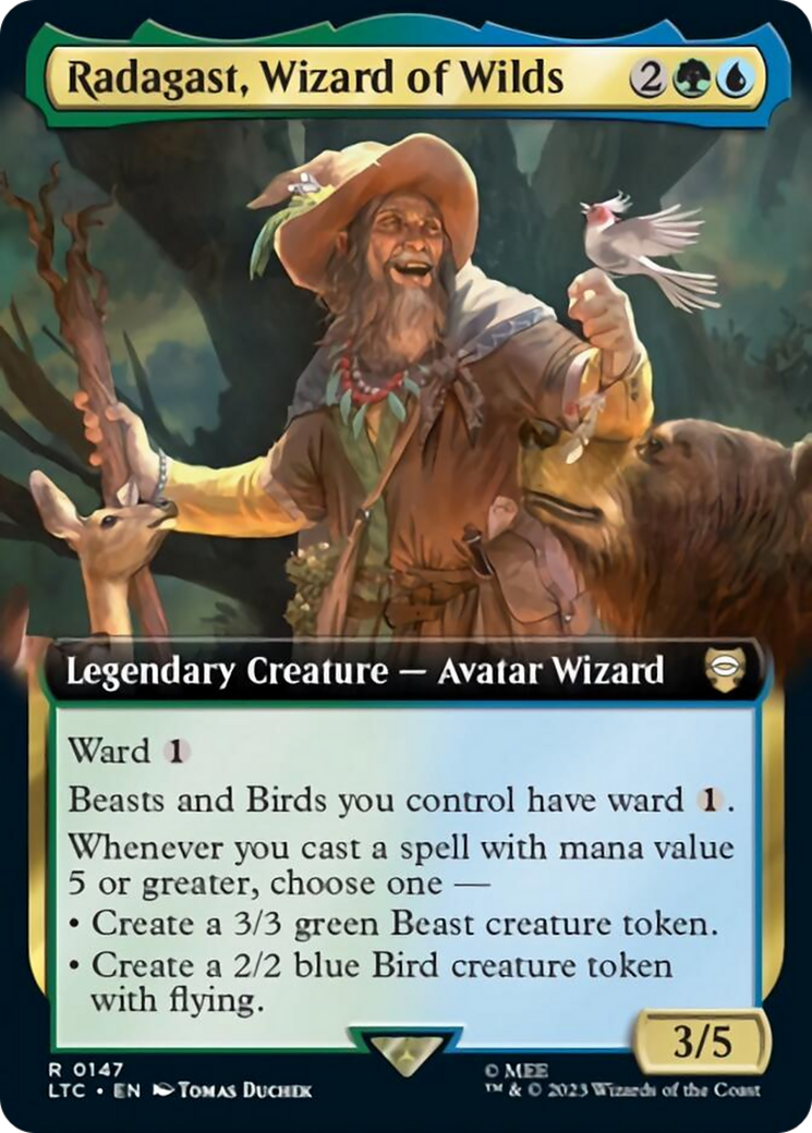 Radagast, Wizard of Wilds (Extended Art) [The Lord of the Rings: Tales of Middle-Earth Commander] | Empire Gaming NC