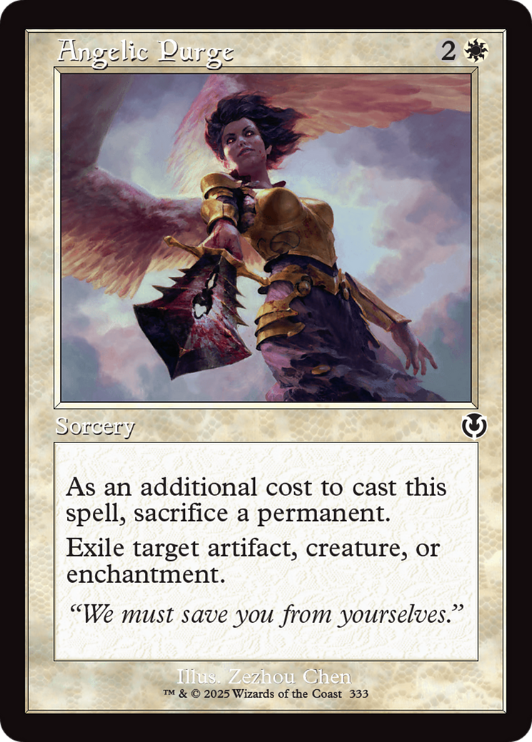 Angelic Purge (Retro Frame) [Innistrad Remastered] | Empire Gaming NC