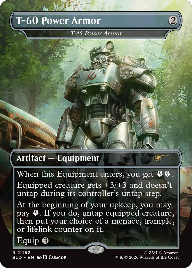 T-60 Power Armor - T-45 Power Armor [Secret Lair Drop Series] | Empire Gaming NC
