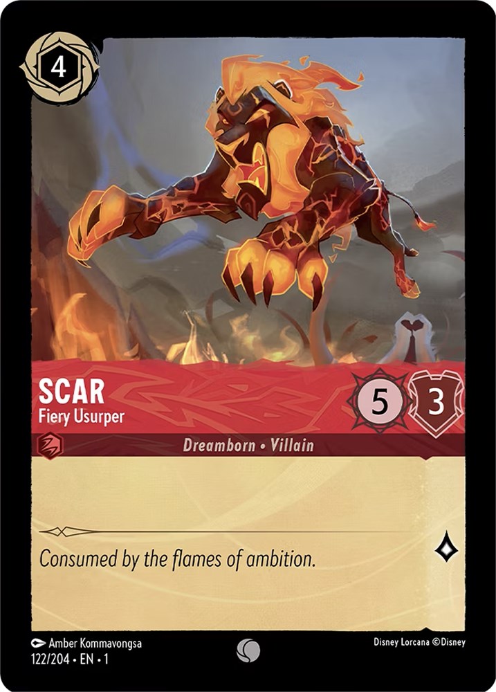 Scar - Fiery Usurper (122/204) [The First Chapter] | Empire Gaming NC
