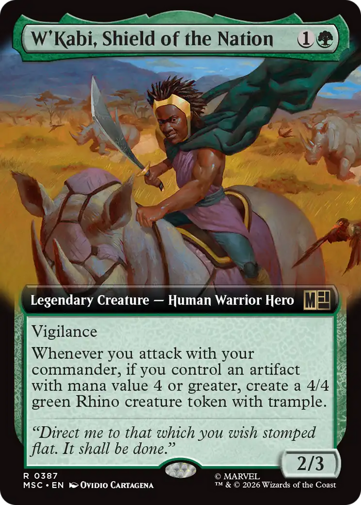 W'Kabi, Shield of the Nation (Extended Art) [Marvel Super Heroes Commander] | Empire Gaming NC