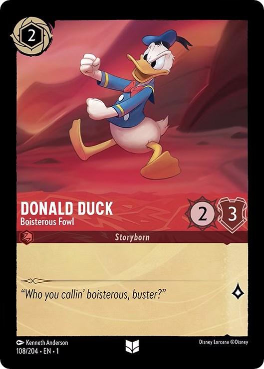Donald Duck - Boisterous Fowl (108/204) [The First Chapter] | Empire Gaming NC