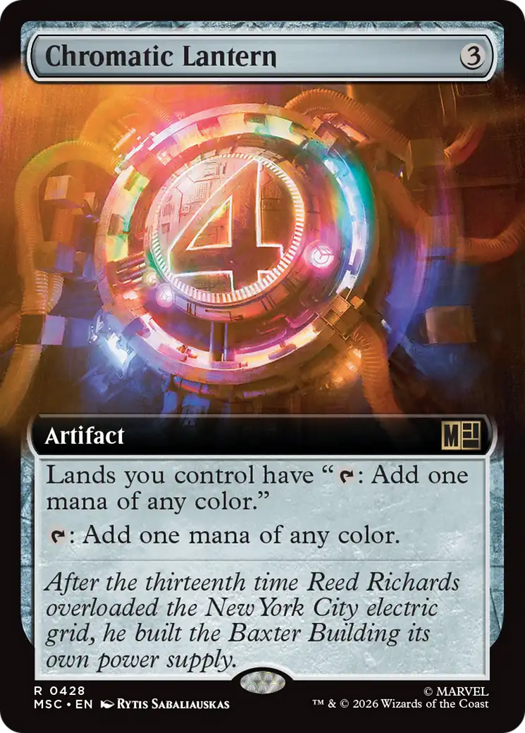 Chromatic Lantern (Extended Art) [Marvel Super Heroes Commander] | Empire Gaming NC