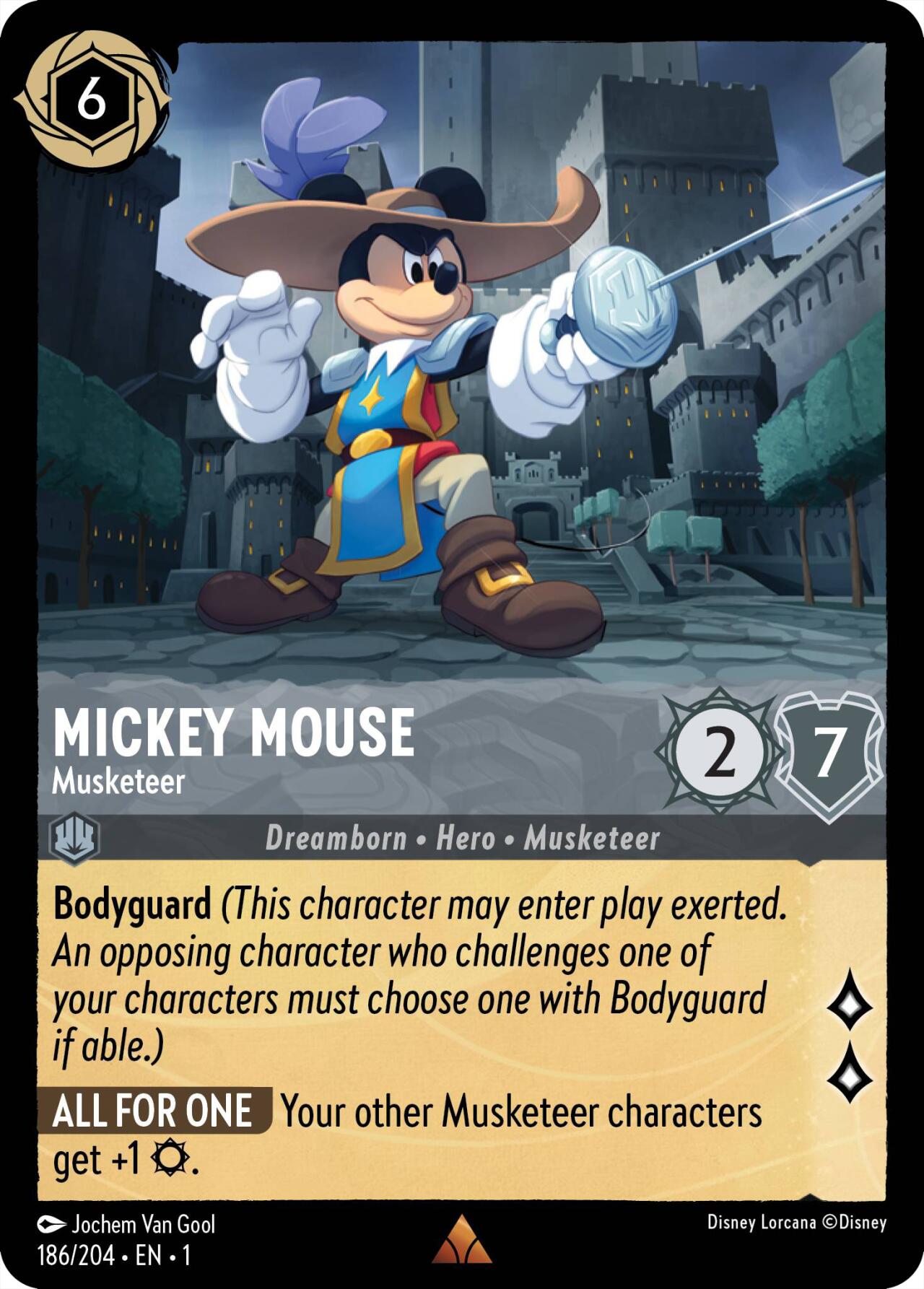 Mickey Mouse - Musketeer (186/204) [The First Chapter] | Empire Gaming NC