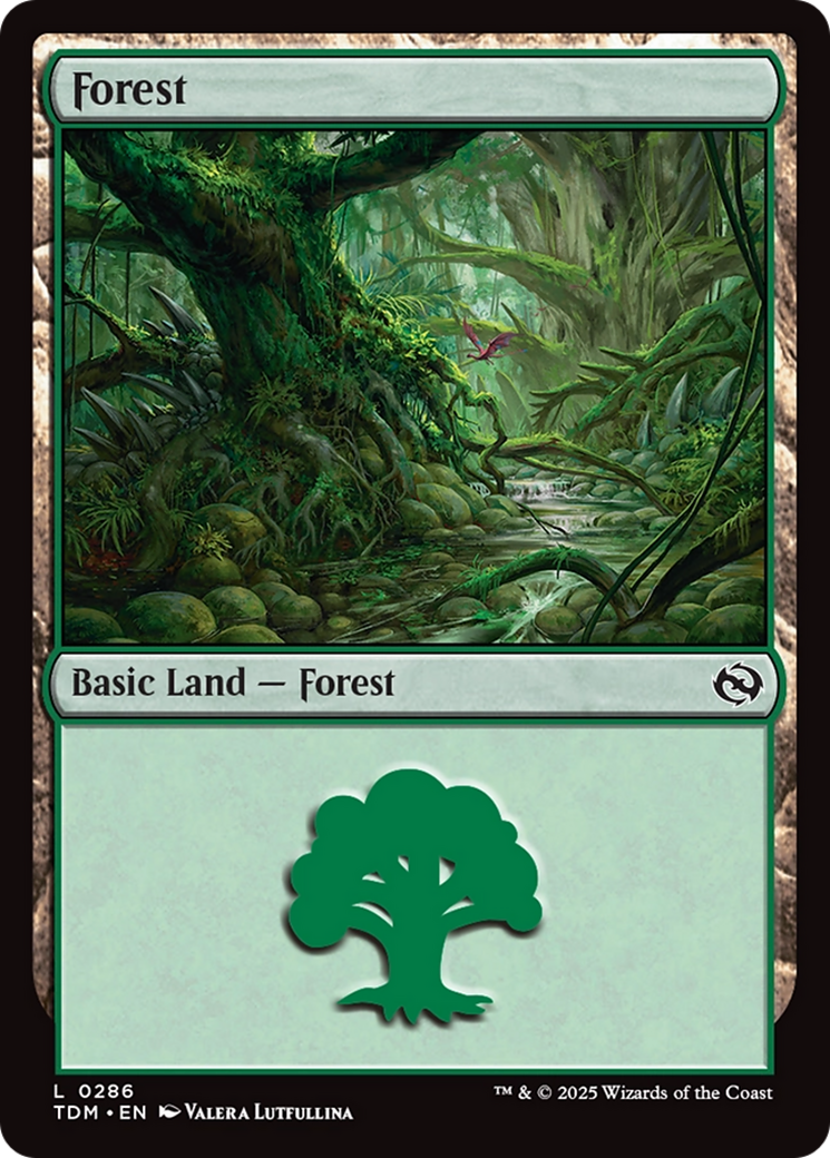 Forest (0286) [Tarkir: Dragonstorm] | Empire Gaming NC
