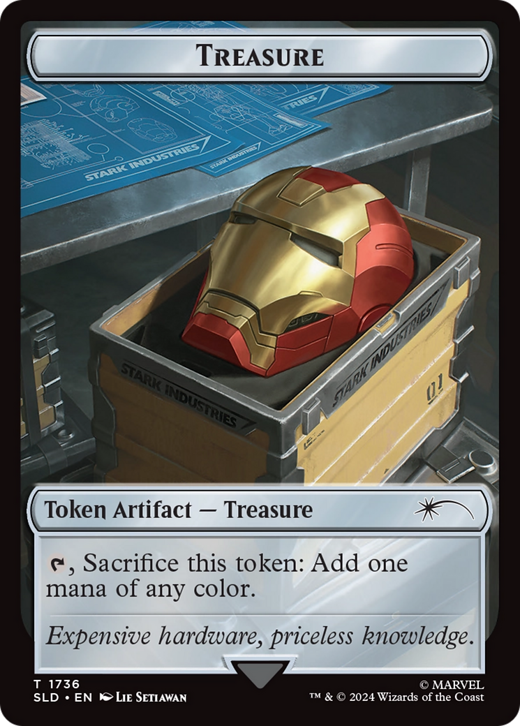 Treasure Token (1736) (Rainbow Foil) [Secret Lair Drop Series] | Empire Gaming NC