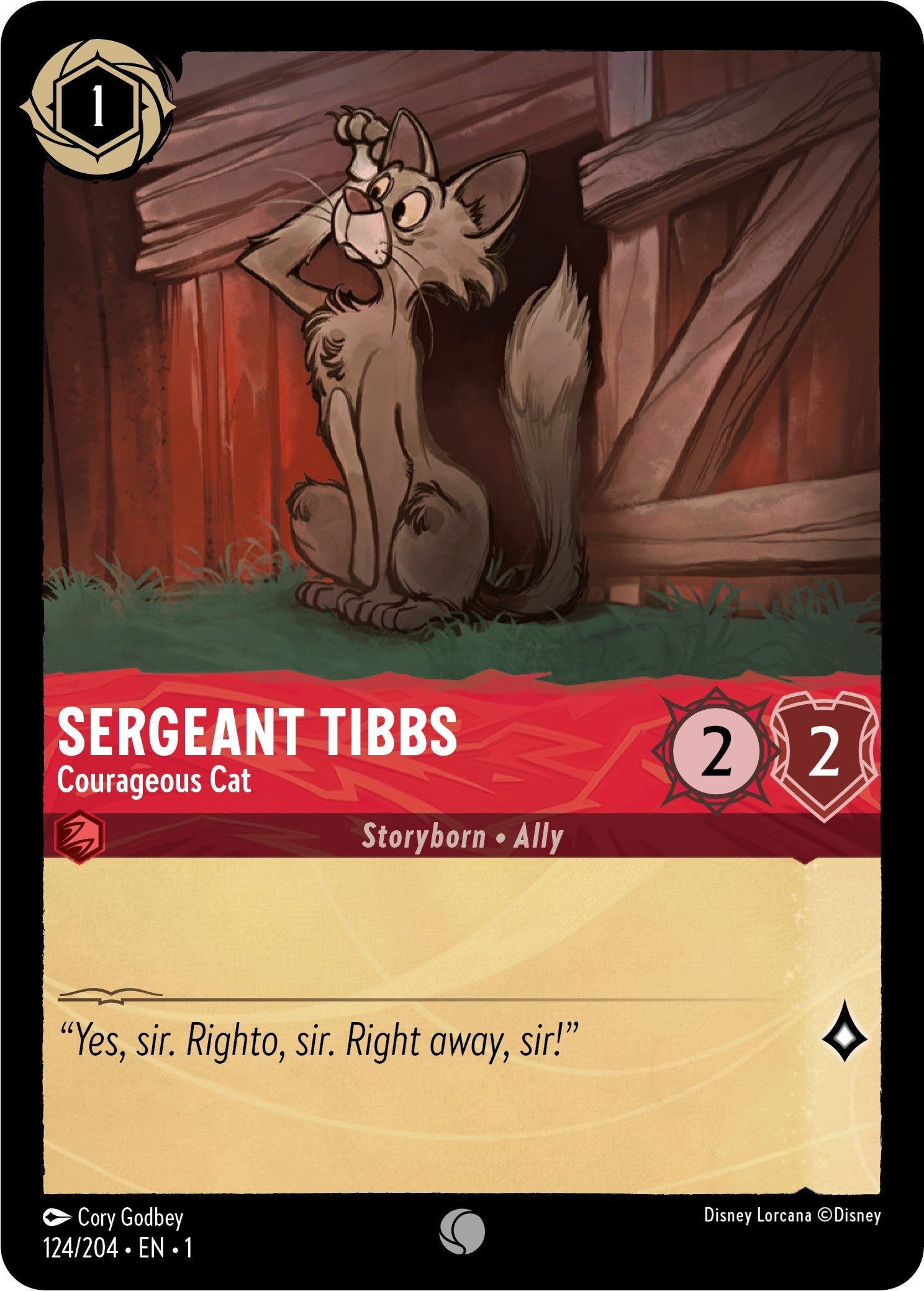 Sergeant Tibbs - Courageous Cat (124/204) [The First Chapter] | Empire Gaming NC
