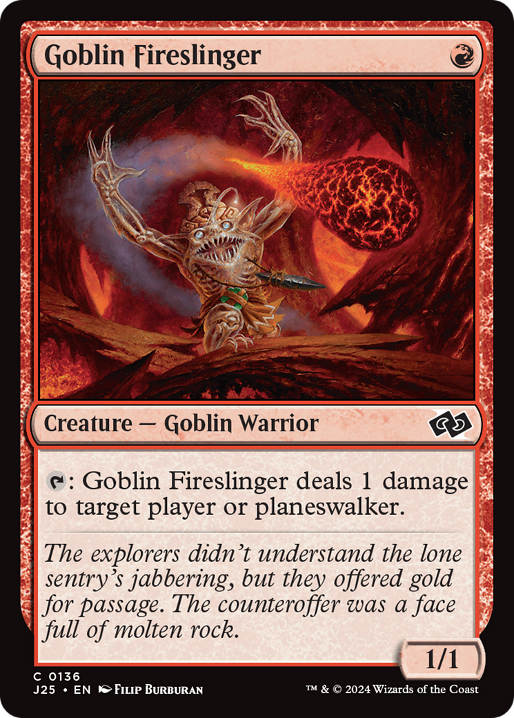 Goblin Fireslinger [Foundations Jumpstart] | Empire Gaming NC