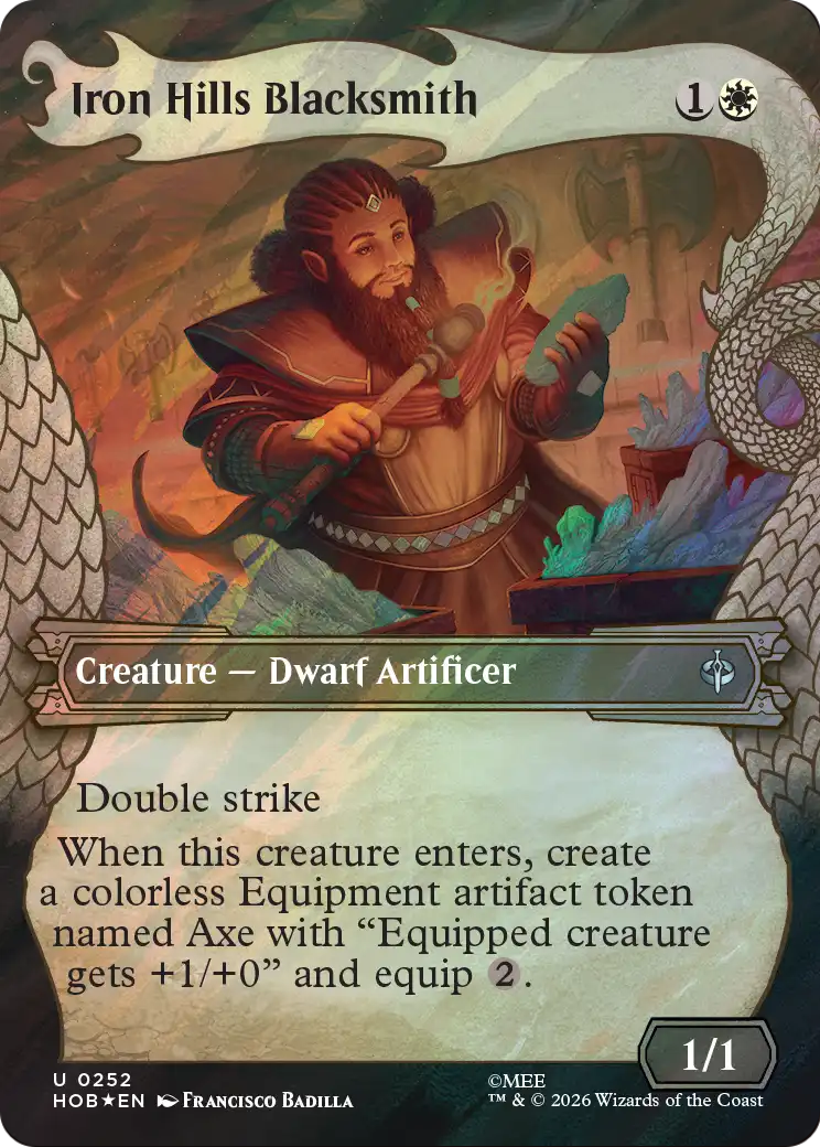 Iron Hills Blacksmith (Showcase) (Surge Foil) [The Hobbit] | Empire Gaming NC