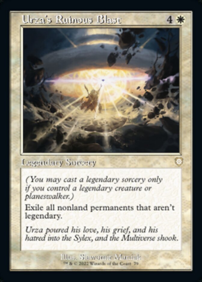 Urza's Ruinous Blast (Retro) [The Brothers' War Commander] | Empire Gaming NC