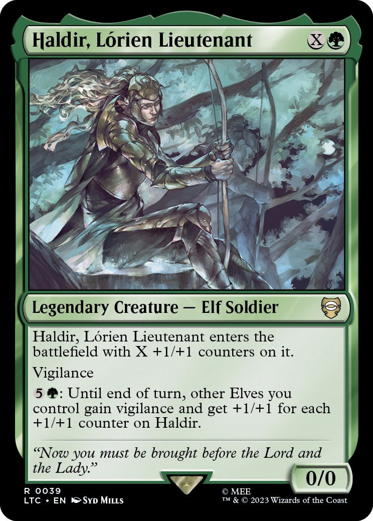 Haldir, Lorien Lieutenant [The Lord of the Rings: Tales of Middle-Earth Commander] | Empire Gaming NC
