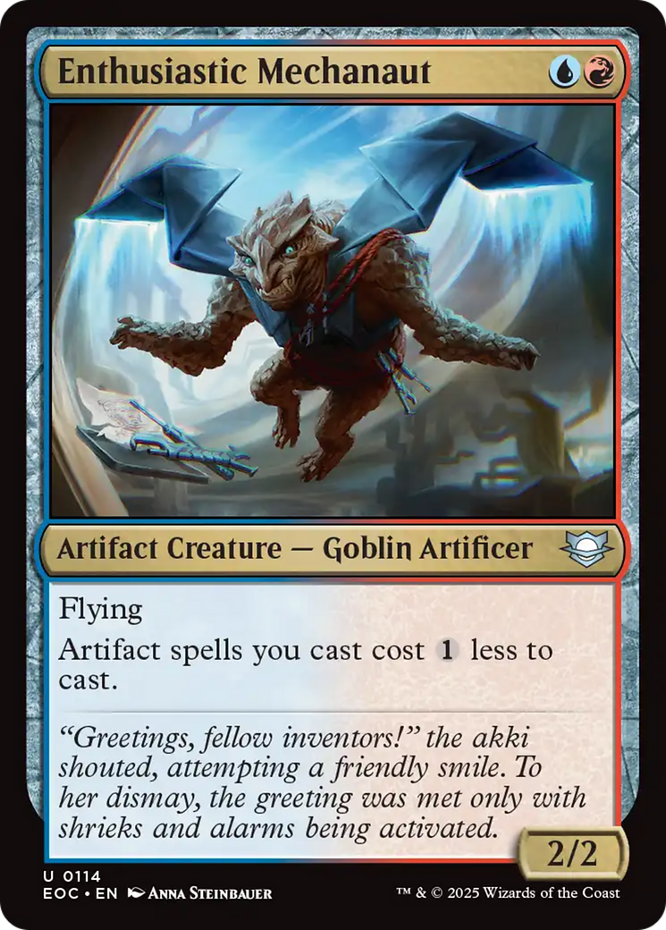 Enthusiastic Mechanaut [Edge of Eternities Commander] | Empire Gaming NC