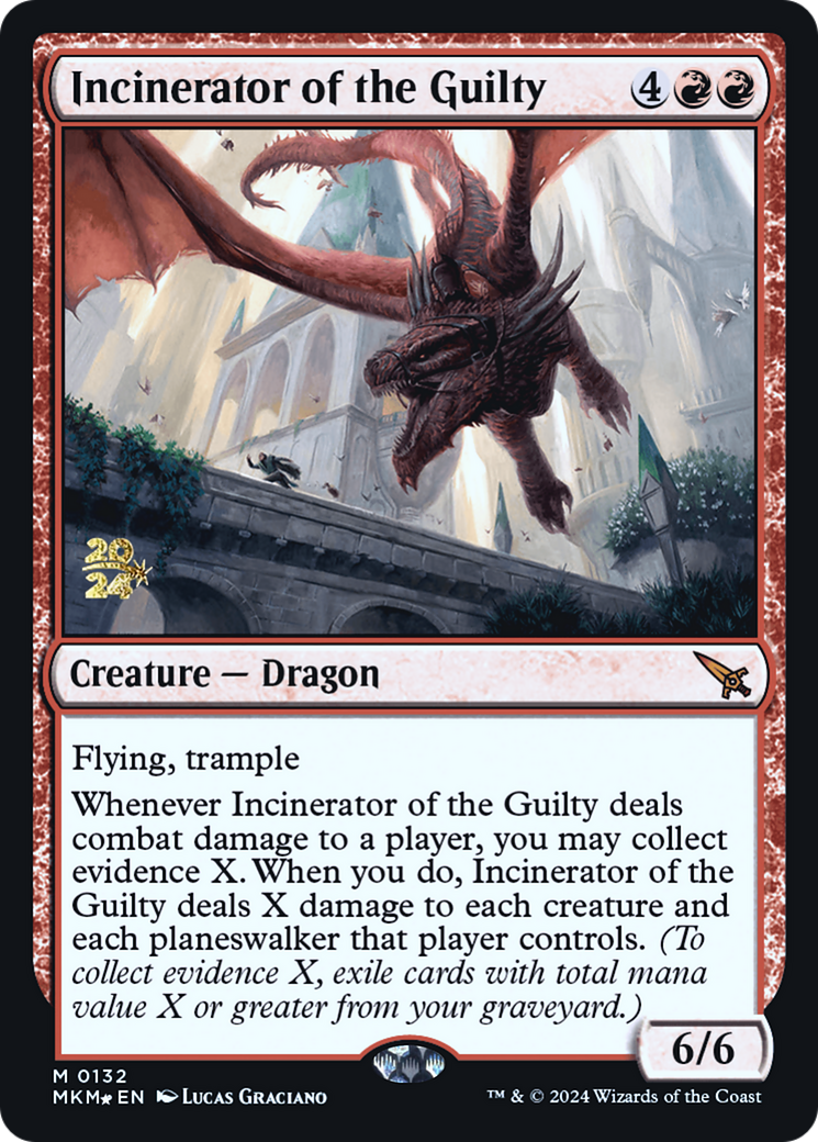 Incinerator of the Guilty [Murders at Karlov Manor Prerelease Promos] | Empire Gaming NC