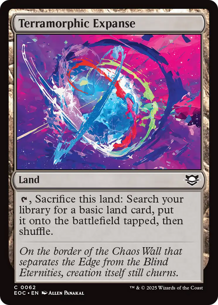Terramorphic Expanse [Edge of Eternities Commander] | Empire Gaming NC