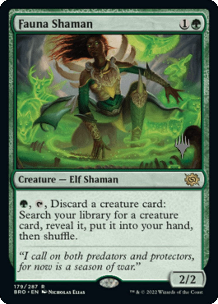 Fauna Shaman (Promo Pack) [The Brothers' War Promos] | Empire Gaming NC