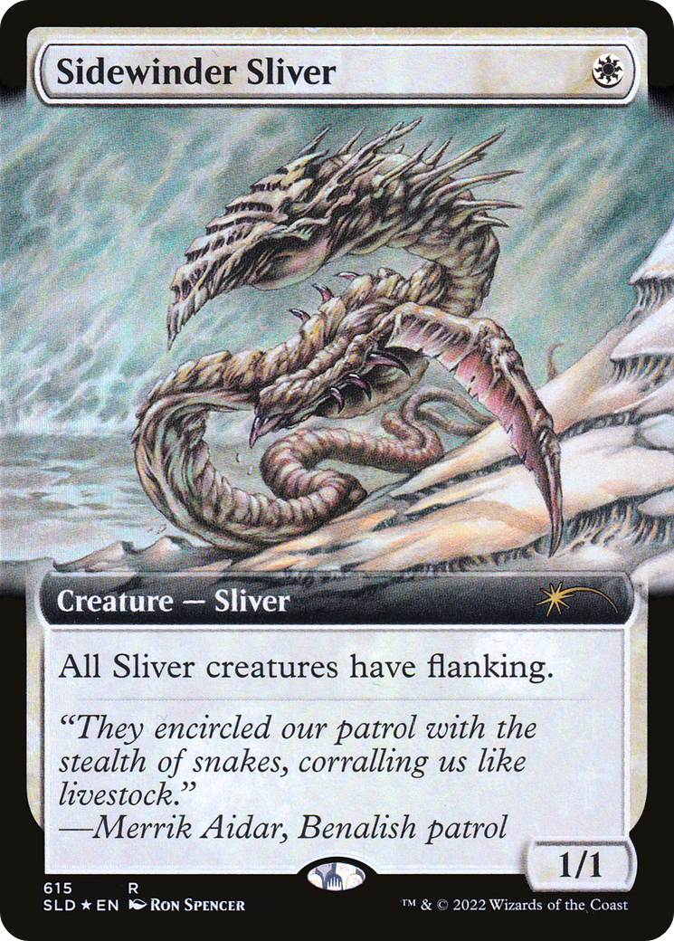 Sidewinder Sliver (Extended Art) [Secret Lair Drop Promos] | Empire Gaming NC