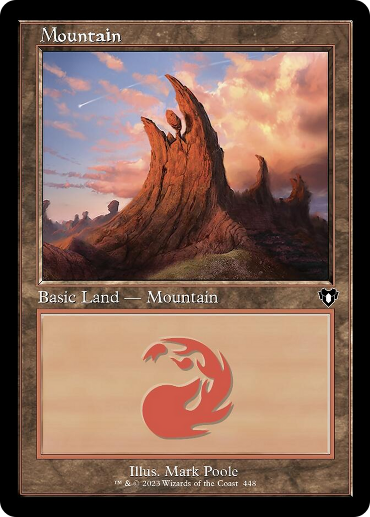 Mountain (448) (Retro) [Commander Masters] | Empire Gaming NC