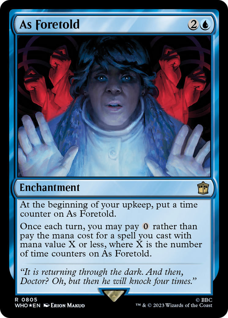 As Foretold (Surge Foil) [Doctor Who] | Empire Gaming NC