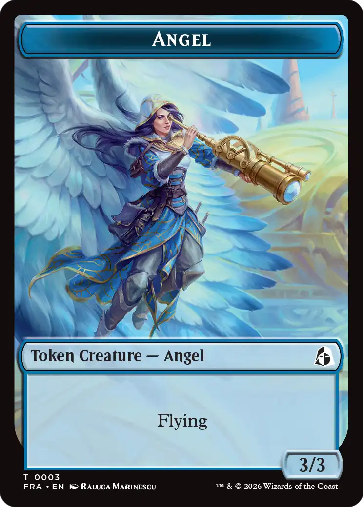 Angel (0003) // Beast Double-Sided Token [Reality Fracture Tokens] | Empire Gaming NC