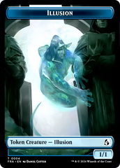 Illusion // Jace Double-Sided Token [Reality Fracture Tokens] | Empire Gaming NC