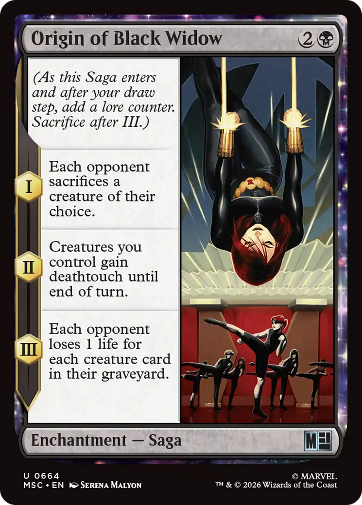 Origin of Black Widow [Marvel Super Heroes Commander] | Empire Gaming NC