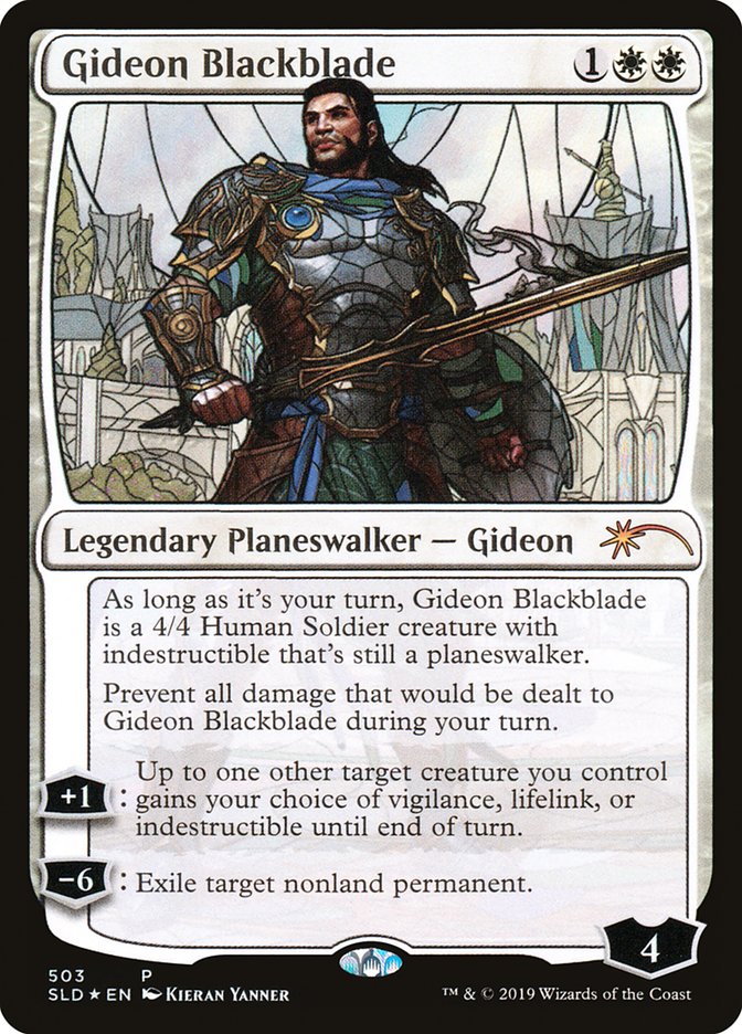 Gideon Blackblade (Stained Glass) [Secret Lair Drop Promos] | Empire Gaming NC