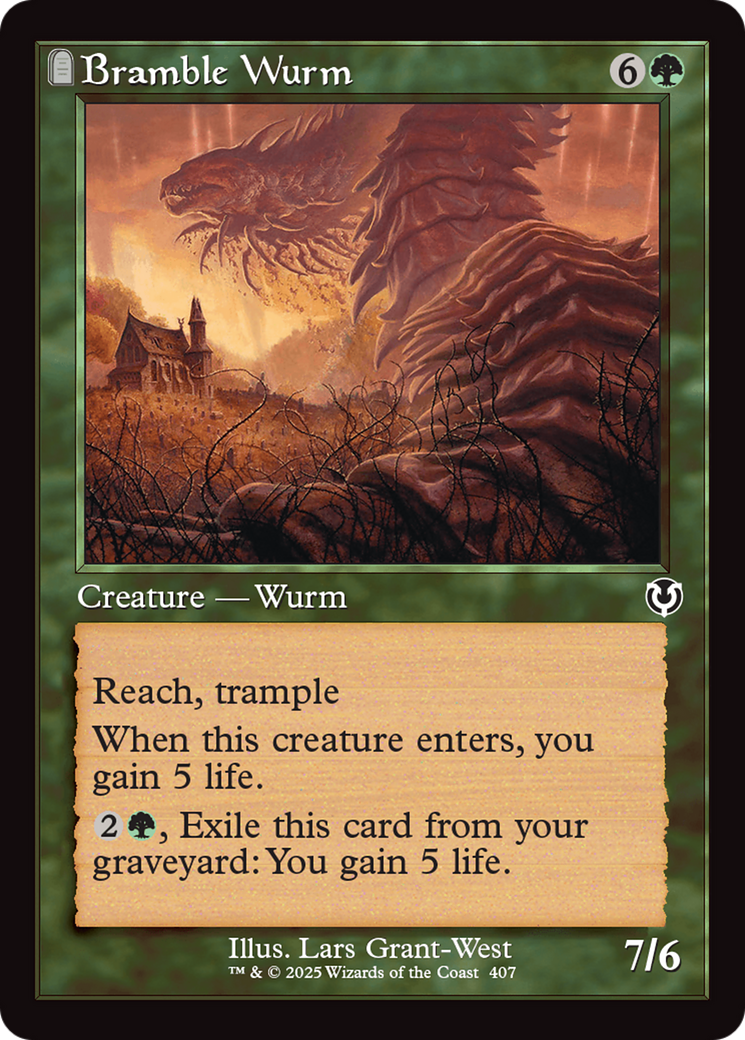 Bramble Wurm (Retro Frame) [Innistrad Remastered] | Empire Gaming NC