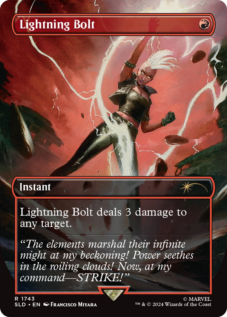 Lightning Bolt (1743) (Rainbow Foil) [Secret Lair Drop Series] | Empire Gaming NC